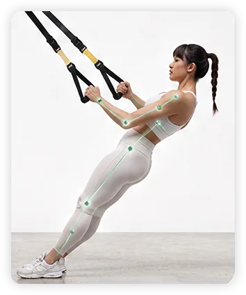 Woman doing TRX suspension training — Mobility & Flexibility